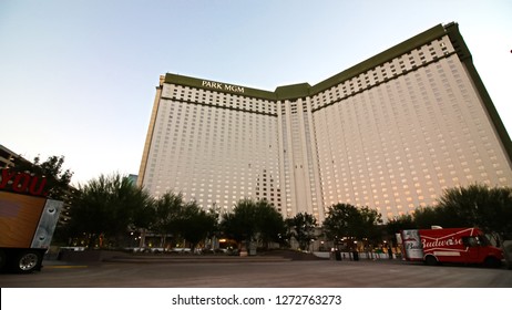 Las Vegas, NV/USA - Sep 15,2018 : The Park MGM Casino And Hotel Resort In Las Vegas Nevada.