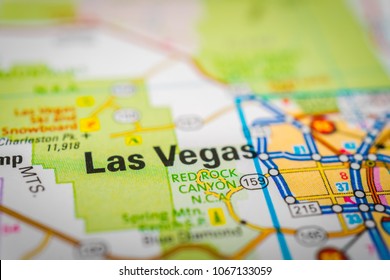 Las Vegas On USA Map