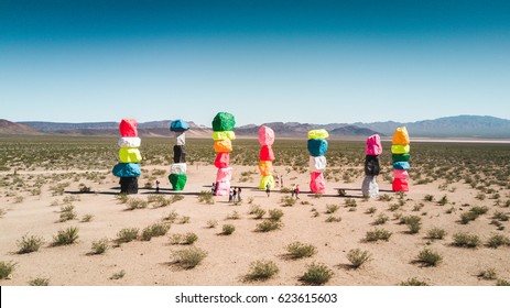 Las Vegas Rock Art Installation Photo