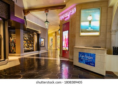 Las Vegas, SEP 1, 2020 - No People In Grand Canal Shoppes