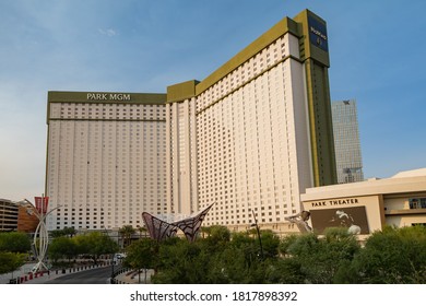 Las Vegas, SEP 15, 2020 - Sunny Exterior View Of The Park MGM