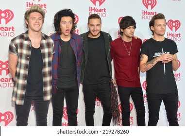 LAS VEGAS - SEP 20 : Members Of The Pop Band One Direction Attends The 2014 IHeartRadio Music Festival At The MGM Grand Garden Arena On September 20, 2014 In Las Vegas.