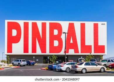 Las Vegas, SEP 7, 2021 - Exterior View Of The Pinball Hall Of Fame