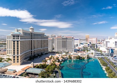 Las Vegas strip Aerial view cityscape in Nevada USA - Powered by Shutterstock