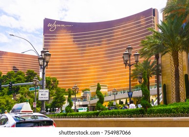 Las Vegas, United States Of America - May 06, 2016: Las Vegas Wynn Hotel And Casino, Named After Casino Developer Steve Wynn