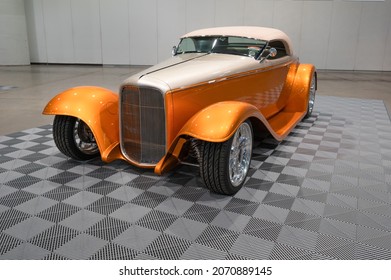 Las Vegas, USA - November 5, 2021: 1932 Muroc Roadster “Magnatude”, by Chip Foose showcased at the SEMA Show