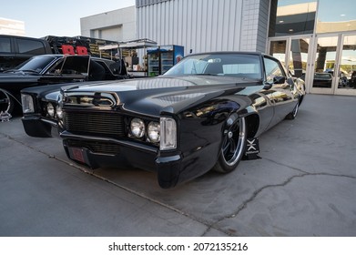 Las Vegas,  USA - November 5, 2021: Muscle Classic Car Showcased At The SEMA Show