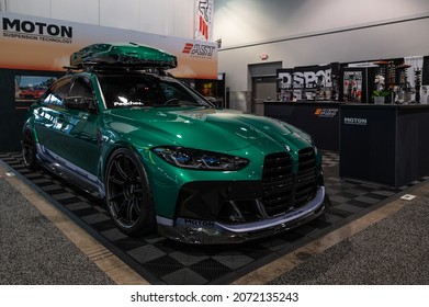 Las Vegas,  USA - November 5, 2021: BMW G80 M3 showcased at the SEMA Show