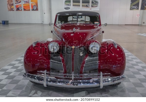 Las Vegas, USA -\
November 5, 2021: 1939 Cadillac 60 Special “Madam X” by Chip Foose\
showcased at the SEMA Show