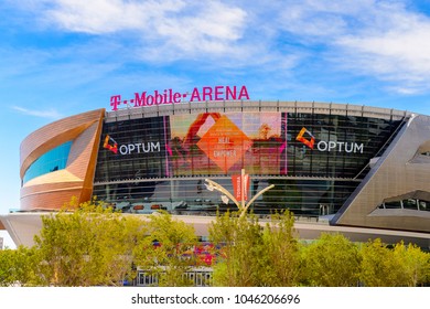 LAS VEGAS, USA - SEPTEMBER 21, 2017: T MObile Arena Of Las Vegas, U.S. State Of Nevada