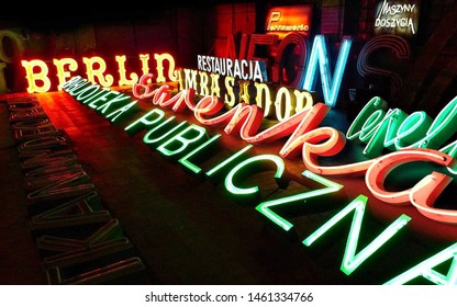 Las Vegas/United States-07/21/2019 Photo From Neon Museum In Las Vegas