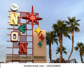 Las Vegas/United States-07/21/2019 photo from Neon Museum in Las Vegas
