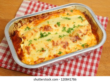 Lasagna Convenience Meal In Foil Tray