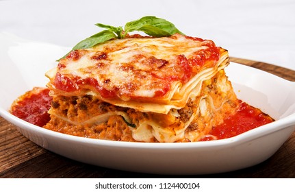 Lasagne. Traditional Italian Dish