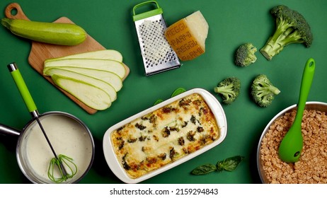 Lasagne With Zucchini And Parmesan