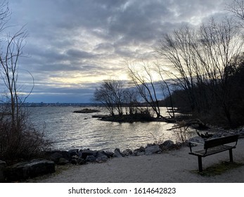 LaSalle Park Waterfront Trail In Burlington, Ontario, Canada