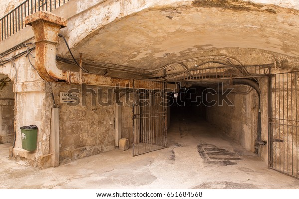 Lascaris War Rooms Nato Tunnels Valletta Stock Photo Edit