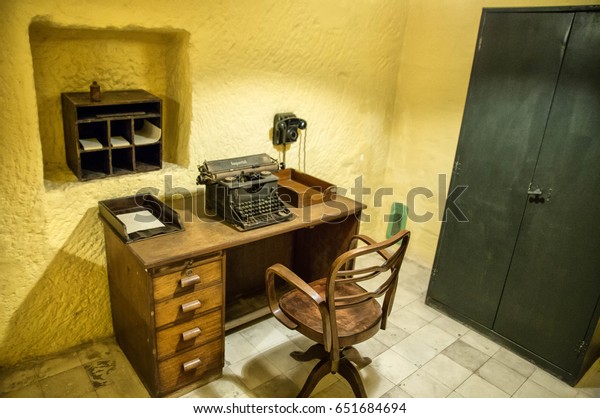 Lascaris War Rooms Nato Tunnels Valletta Stock Photo Edit