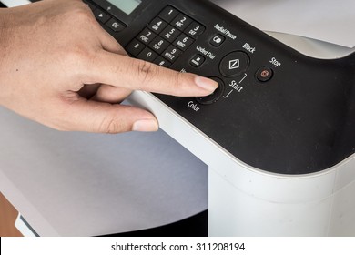Laser copier and fax - Shutterstock ID 311208194