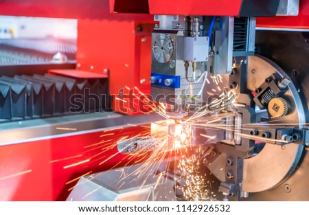 Similar – Image, Stock Photo CNC Laser Cutter Factory