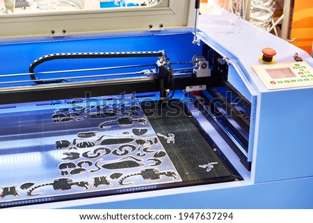 Laser engraving machine for plastic, glass, wood