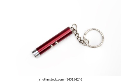 Laser Pointer On The White Background