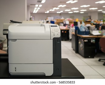 Laser Printer In Office