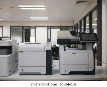 Laser Printer In Office