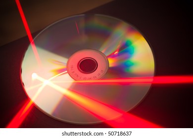 Laser Ray On The Disk