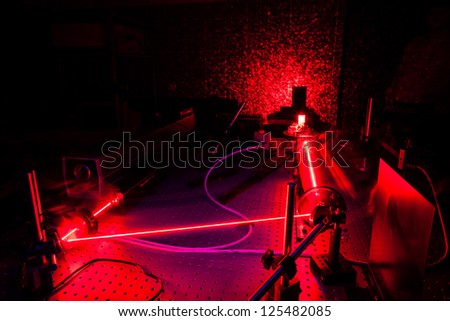 Lasers in a quantum optics lab