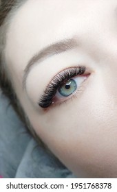 Lash Extensions Macro Blue Eye 