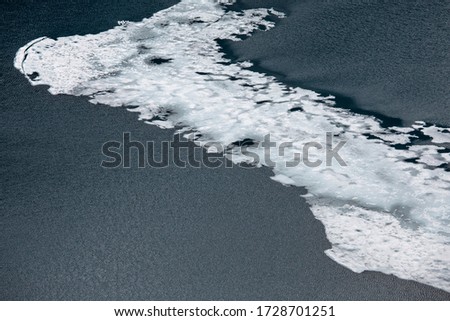 Similar – Foto Bild broken line Eis Schnee