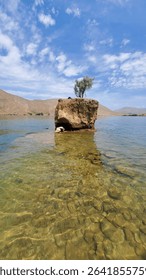The last bit left of an eroding island