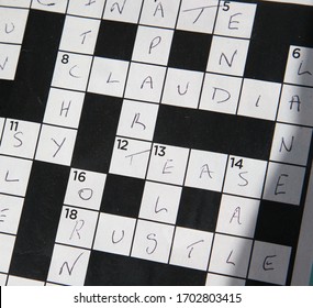 Last Crossword Puzzle Complete Stock Photo 1702803415 Shutterstock Last Crossword Puzzle Complete Stock Photo 1702803415 Shutterstock