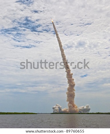Last flight of Atlantis_flight path