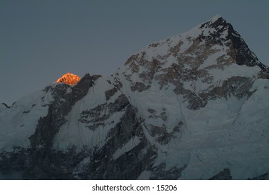 Last Light on Mount Everest - Nepal