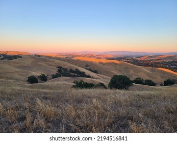 Last Light In The San Ramon Valley Of Northern California