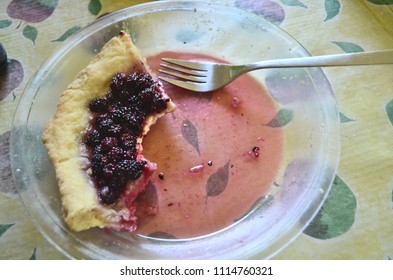 The last piece of blackberry pie