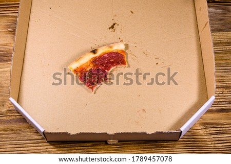 Image, Stock Photo the last piece Food Dough