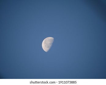 Last Quarter Moon In The Sky