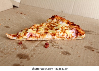 Last Slice Of Pizza Left In The Box