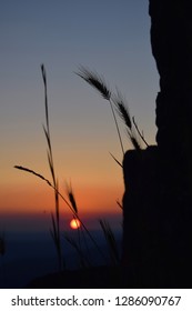 Last Spring Sunset Seen From Megalithic Observatory “Kokino”, Macedonia  