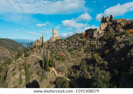 Lastours castles (Cathar Castles) in the south of France