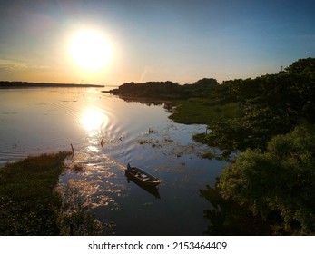 Late Afternoon Fishing On The Paraná River