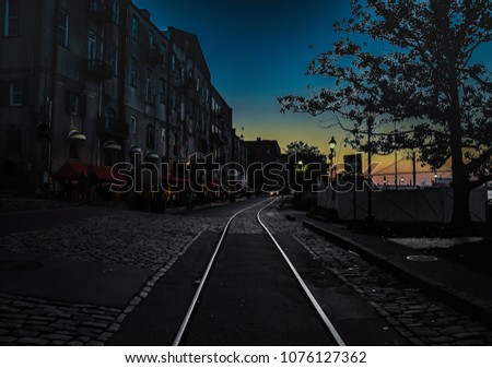 Similar – Foto Bild Hamburg Speicherstadt Block E Sonnenuntergang