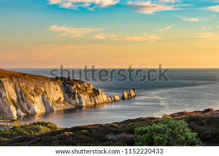 Late summer evening at the Needles