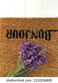 Late Summer Lavender Harvest In The Cottage Garden - Morning Coffee