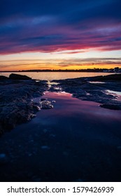 Late Summer Sunset In Madison Connecticut