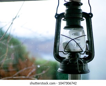 Latern by window