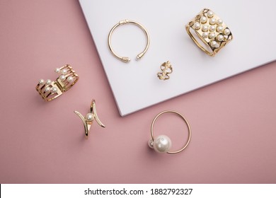 Latest gold diamond ring jewelry